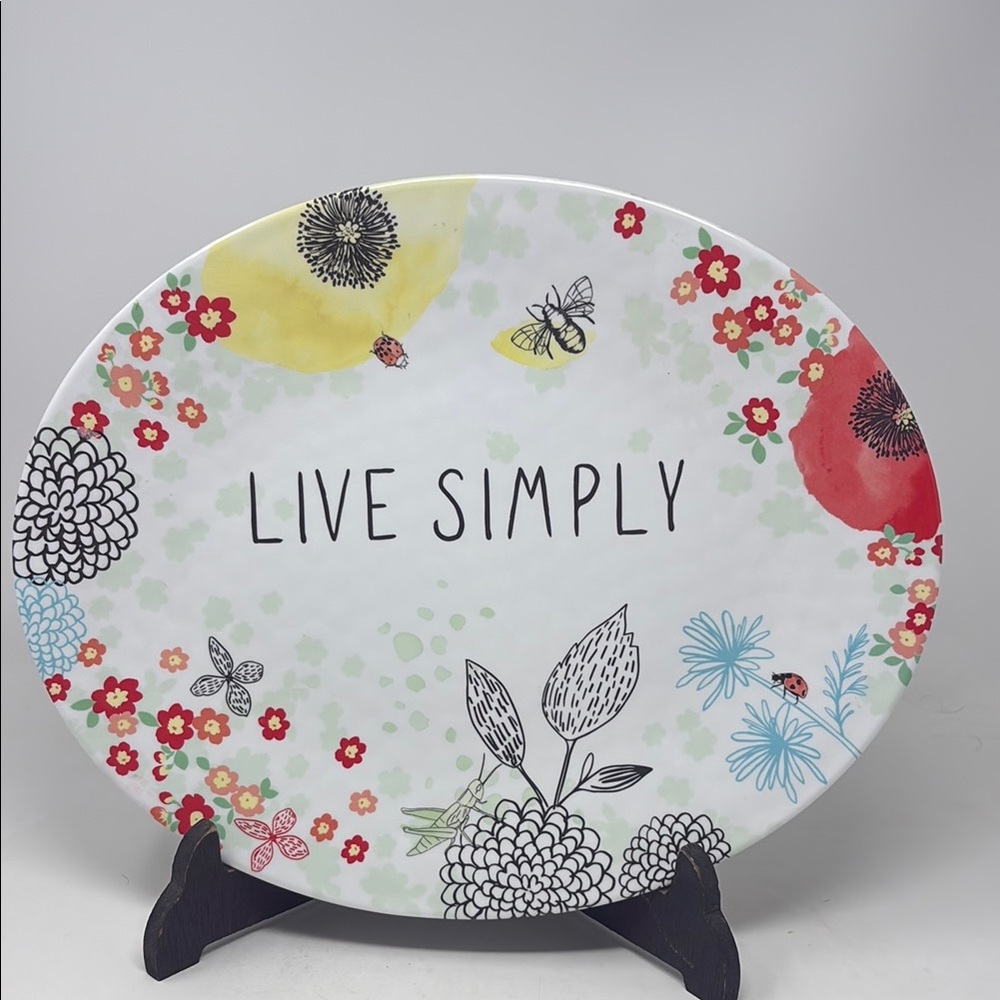 CELEBRATE‎ SPRING TOGETHER Live Simply Melamine Platter Tray